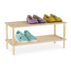 relaxdays Schuhregal »Schuhregal Holz«