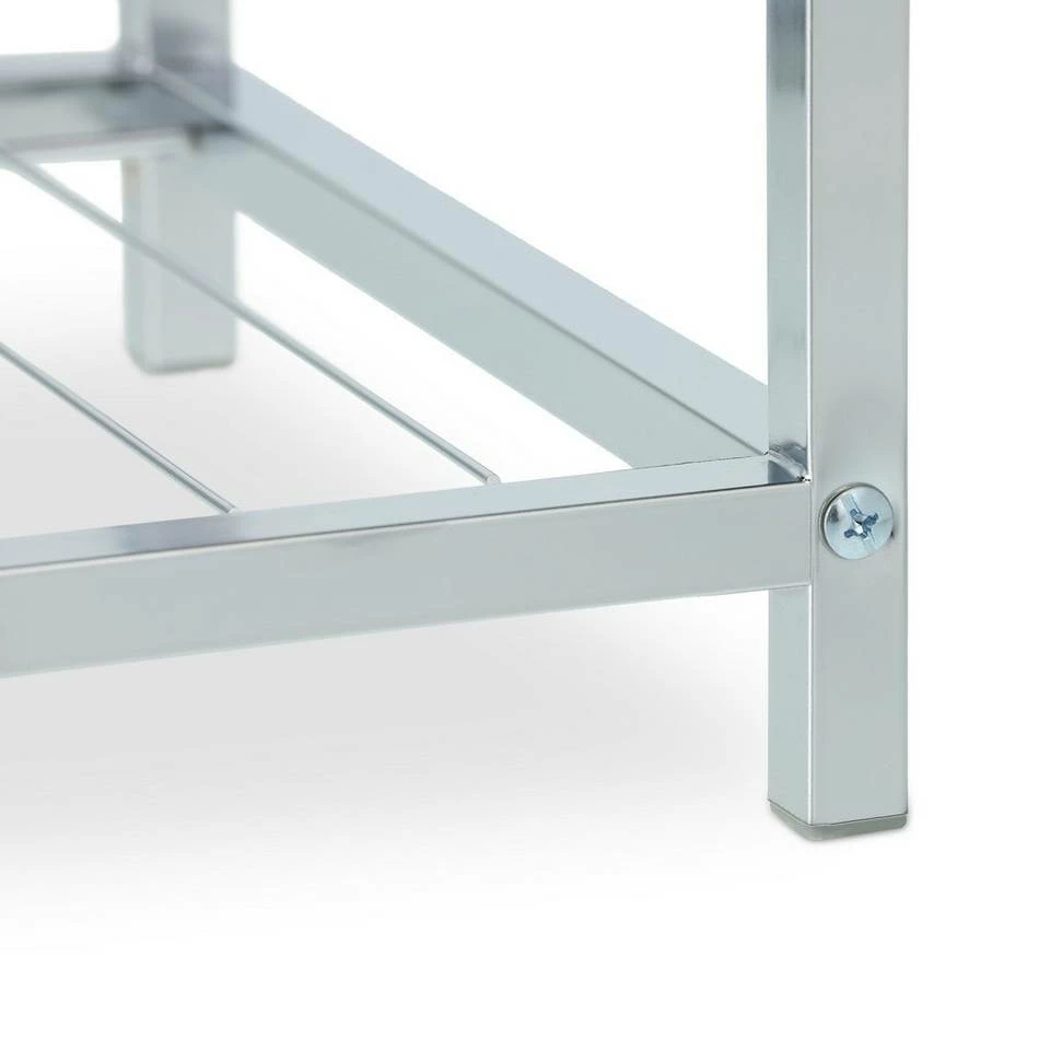 relaxdays Sitzhocker »Gepolsterter Sitzhocker mit Ablage« – Bild 6