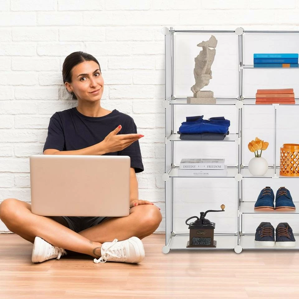 relaxdays Steckregal »320 x Verbindungsstück Regal schwarz« – Bild 3