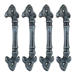 relaxdays Möbelgriff »4 x Möbelgriff Vintage grau«