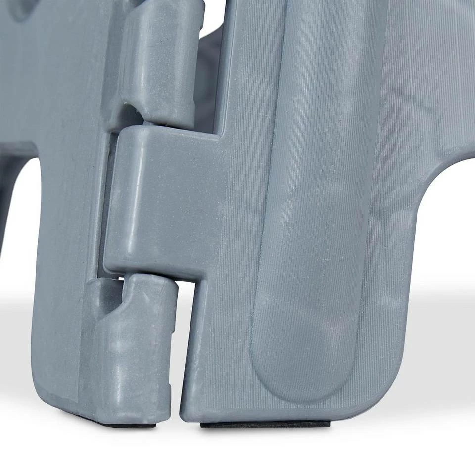 relaxdays Tritthocker »4 x Klapphocker faltbar L hellgrau« – Bild 8