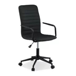 relaxdays Drehstuhl »Kunstleder Bürostuhl schwarz«