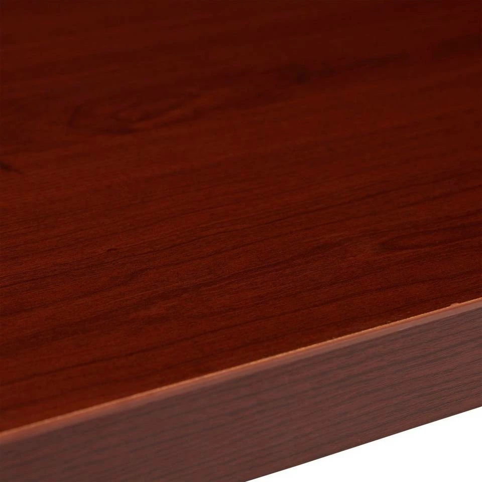 relaxdays Schreibtischaufsatz »Sitz-Steh-Schreibtisch«, Rotbraun Schwarz, Dunkelrot Schwarz, Creme Schwarz – Bild 9