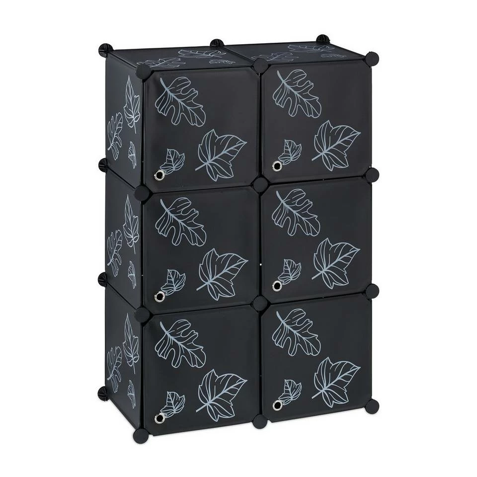 relaxdays Standregal »Regalsystem mit Türen« – Bild 9