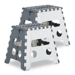 relaxdays Tritthocker »2 x Tritthocker klappbar L«