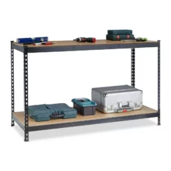 relaxdays Werkbank »Schwarze Werkbank«