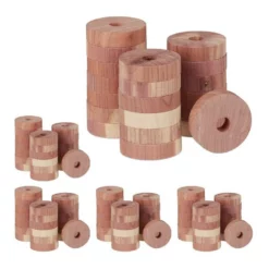 relaxdays Kleiderschrank »100 x Mottenschutz aus Zedernholz«