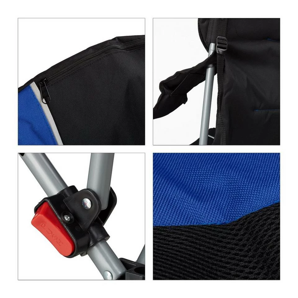 relaxdays Campingstuhl »4 x Campingstuhl faltbar mit Polsterung« – Bild 5