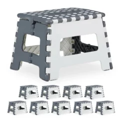 relaxdays Tritthocker »10 x Tritthocker klappbar niedrig«