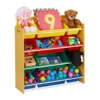 relaxdays Standregal »Kinderregal mit Aufbewahrungsboxen bunt«