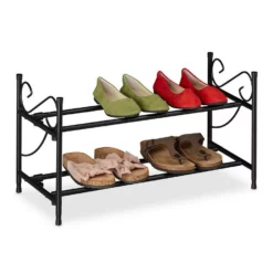 relaxdays Schuhregal »Ausziehbares Schuhregal«