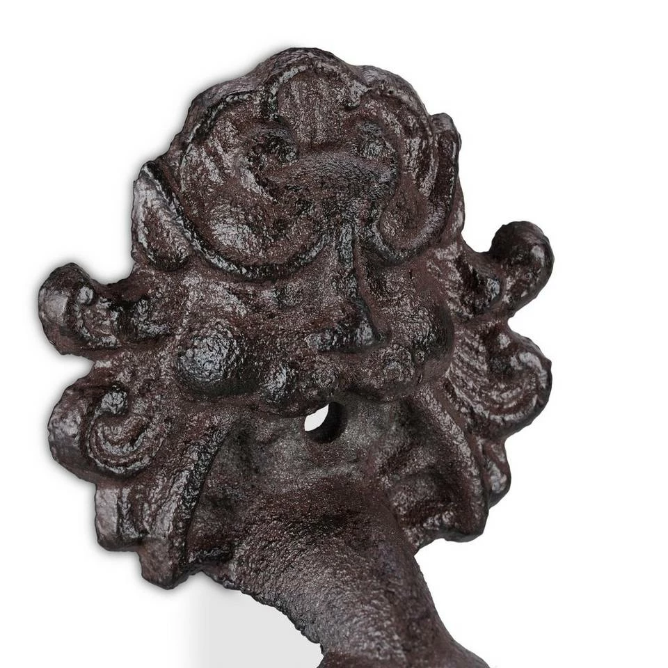 relaxdays Möbelgriff »Möbelgriffe Vintage 2er Set«, Braun Grau, Braun Gold – Bild 6