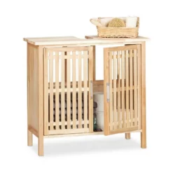 relaxdays Waschbeckenunterschrank »Waschbeckenunterschrank stehend«