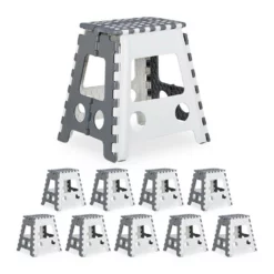 relaxdays Tritthocker »10 x Tritthocker klappbar XL«