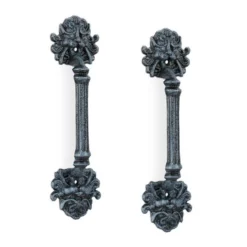 relaxdays Möbelgriff »2 x Möbelgriff Vintage grau«