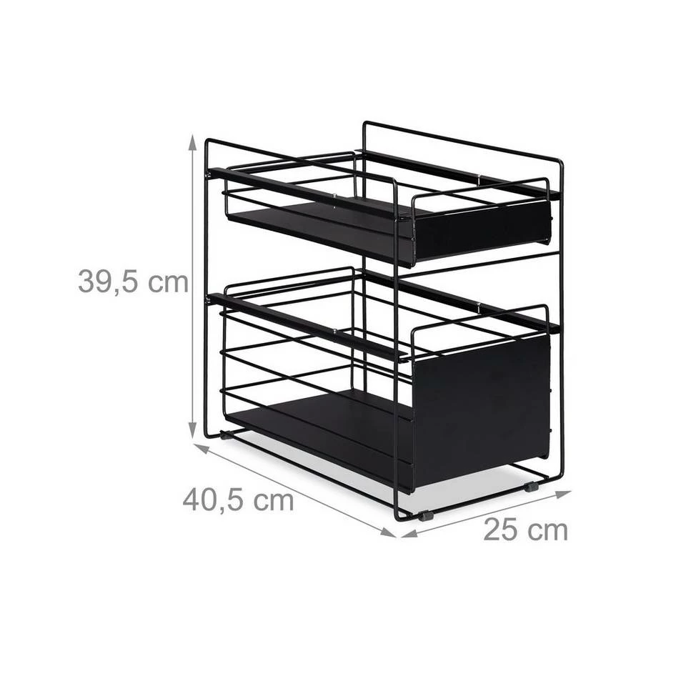relaxdays Mehrzweckregal »Schubladenregal mit 2 Körben« – Bild 4