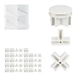 relaxdays Steckregal »40 x Verbindungsstücke Steckregalsysteme«