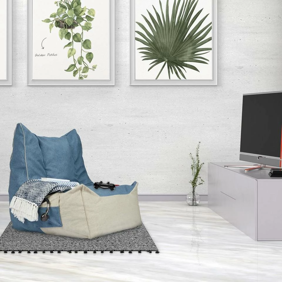 relaxdays Sitzsack »Großer Sitzsack mit Lehne« – Bild 5