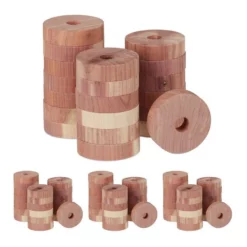 relaxdays Kleiderschrank »80 x Mottenschutz aus Zedernholz«