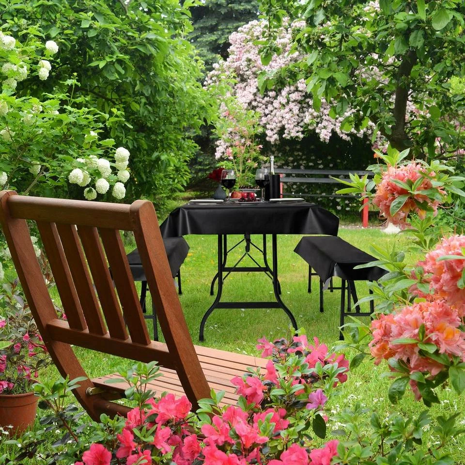 relaxdays Bierzeltgarnitur »6x Bierzeltgarnitur Auflage rot« – Bild 5