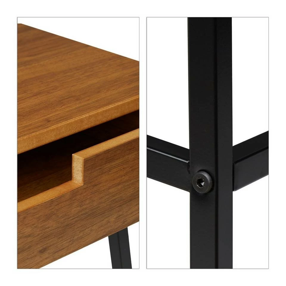 relaxdays Beistelltisch »Beistelltisch mit Schublade« – Bild 8