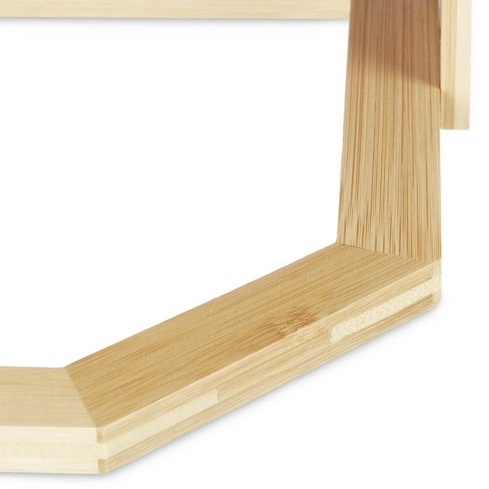 relaxdays Aufsatzregal »Bambus Eckregal für die Küche« – Bild 8