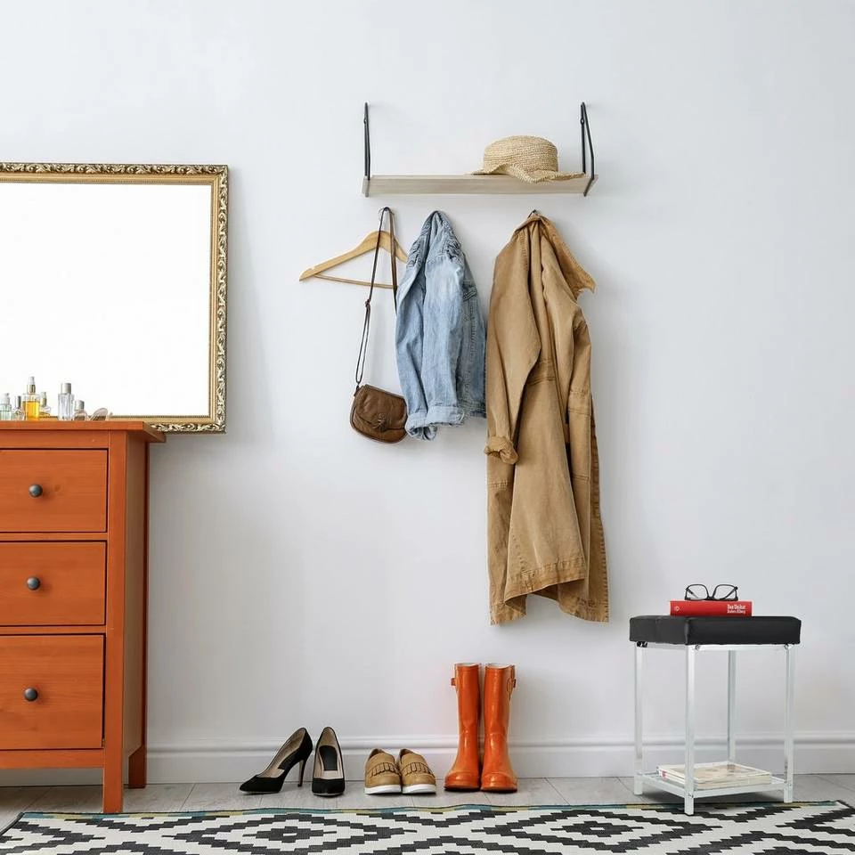 relaxdays Sitzhocker »Gepolsterter Sitzhocker mit Ablage« – Bild 5