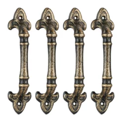 relaxdays Möbelgriff »4 x Möbelgriff Vintage bronze«