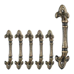 relaxdays Möbelgriff »6 x Möbelgriff Vintage bronze«