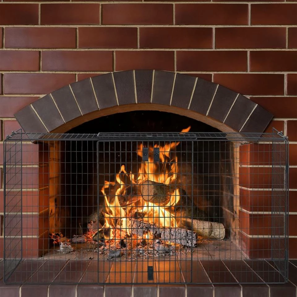 relaxdays Ofenschutzgitter »Kaminschutzgitter« – Bild 2