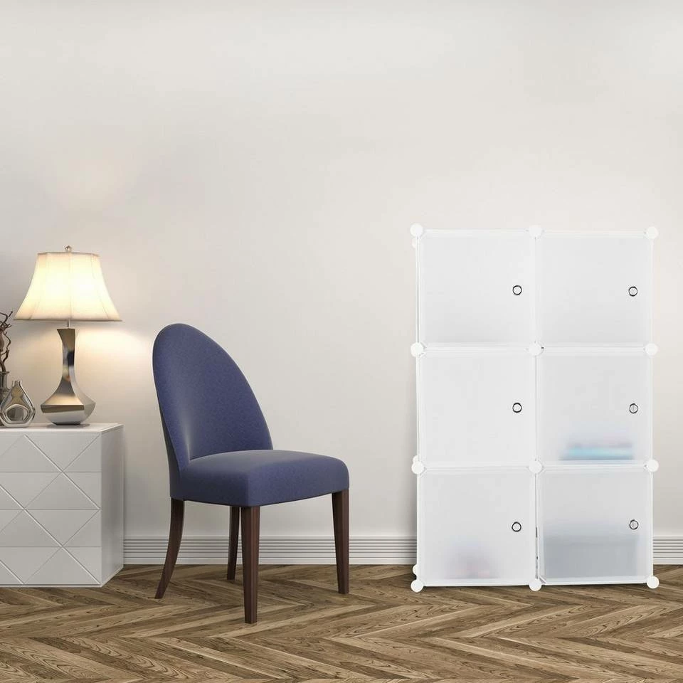 relaxdays Steckregal »320x Verbindungsstück Steckregal weiß« – Bild 2