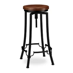 relaxdays Barhocker »Barhocker industrial hoch«, A