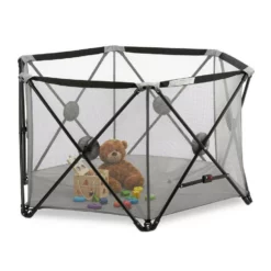 relaxdays Laufgitter »Faltbares Laufgitter für Babys«, Grau