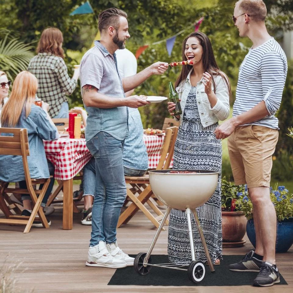 relaxdays Bodenschutzmatte »Bodenschutzmatte Grill« – Bild 3