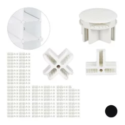 relaxdays Steckregal »320 x Verbindungsstück Steckregal weiß«