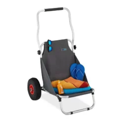 relaxdays Campingstuhl »Strandwagen klappbar«