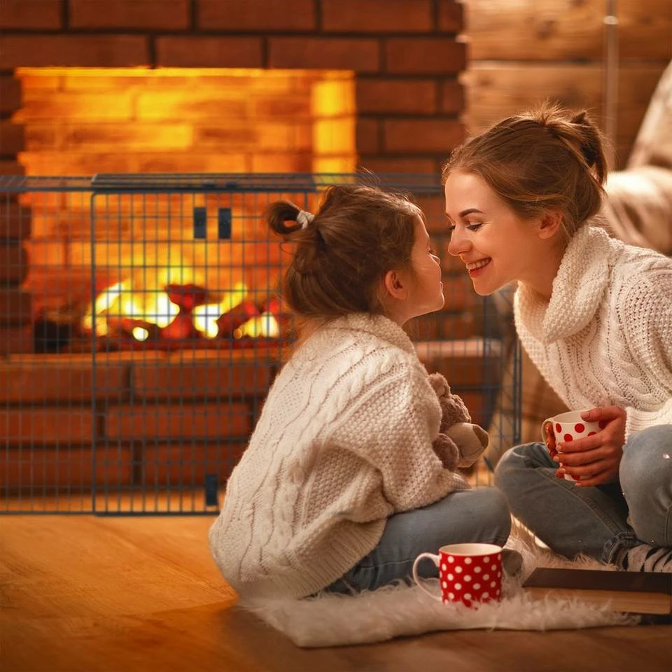 relaxdays Ofenschutzgitter »Kaminschutzgitter« – Bild 3