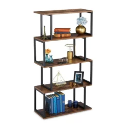 relaxdays Bücherregal »Bücherregal Industrial Design«