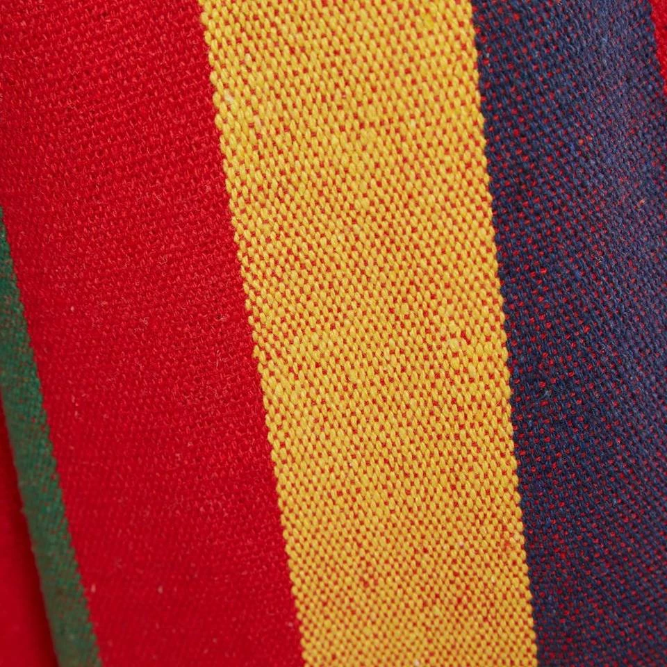 relaxdays Hängesessel »Hängesitz Baumwolle«, Gelb/Grün/Blau/Rot Braun Hellbraun, Grau Hellbraun, Creme Hellbraun, Grau Creme – Bild 7