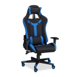 relaxdays Gaming-Stuhl »Gaming Stuhl XR10 für Pro Gamer«, Blau Wei&szlig; Schwarz, Blau Schwarz, Orange Schwarz, Gr&uuml;n Schwarz
