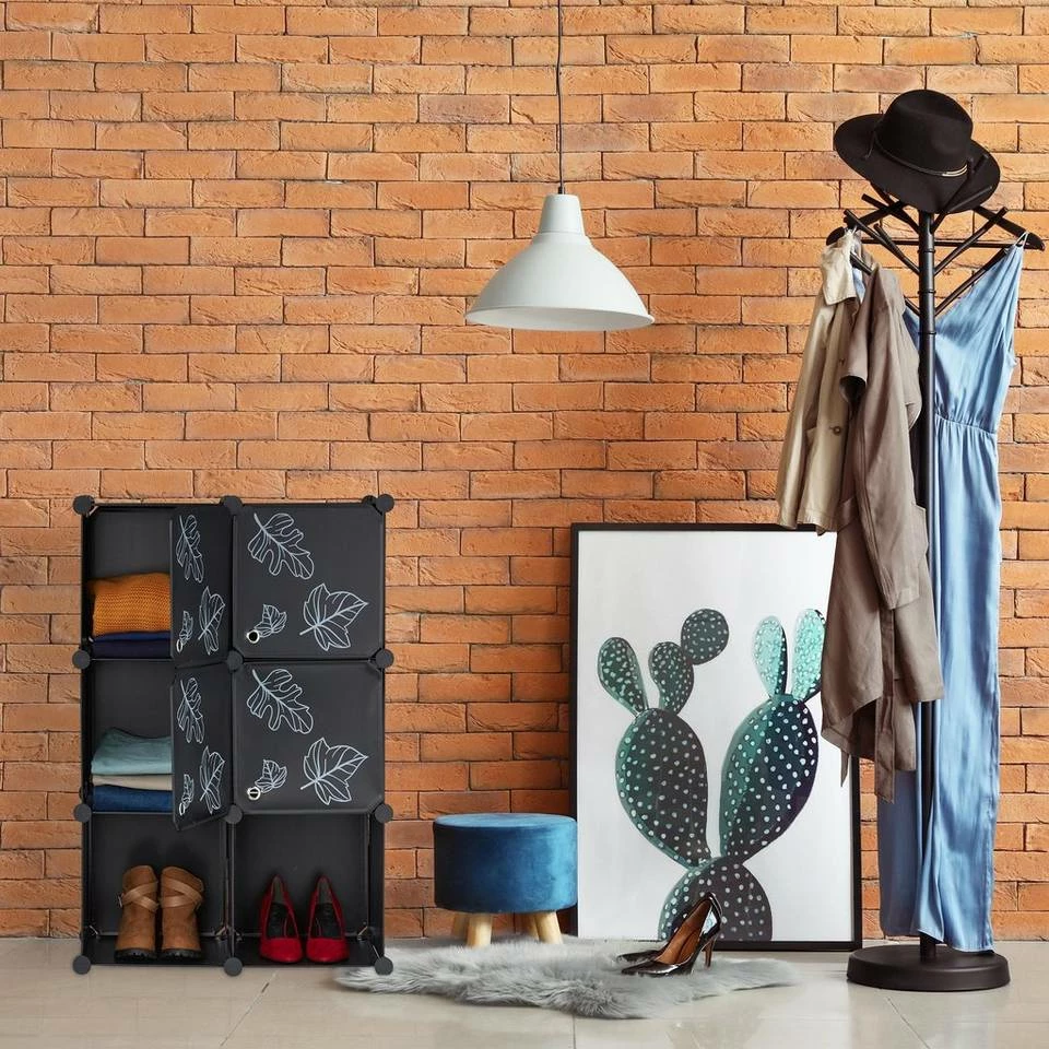 relaxdays Standregal »Regalsystem mit Türen« – Bild 3