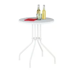 relaxdays Gartentisch »Gartentisch rund«