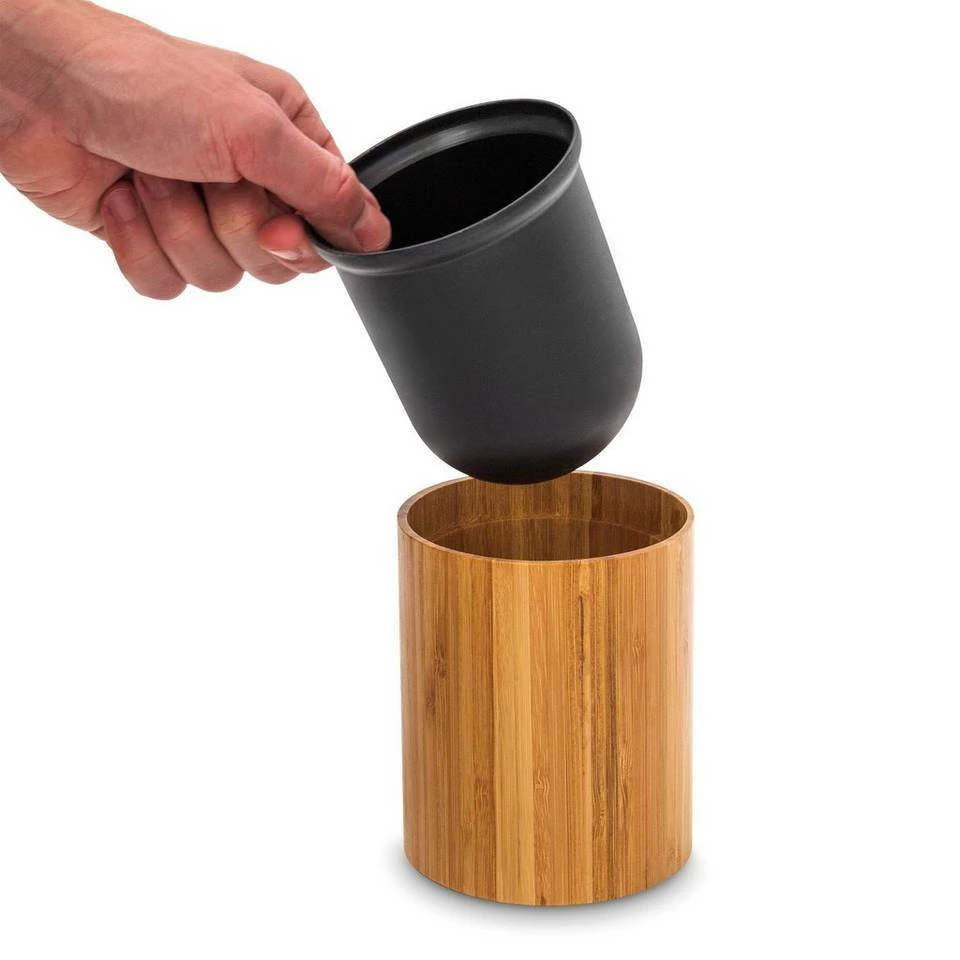 relaxdays Badezimmer-Set »WC-Bürstenhalter Bambus« – Bild 5