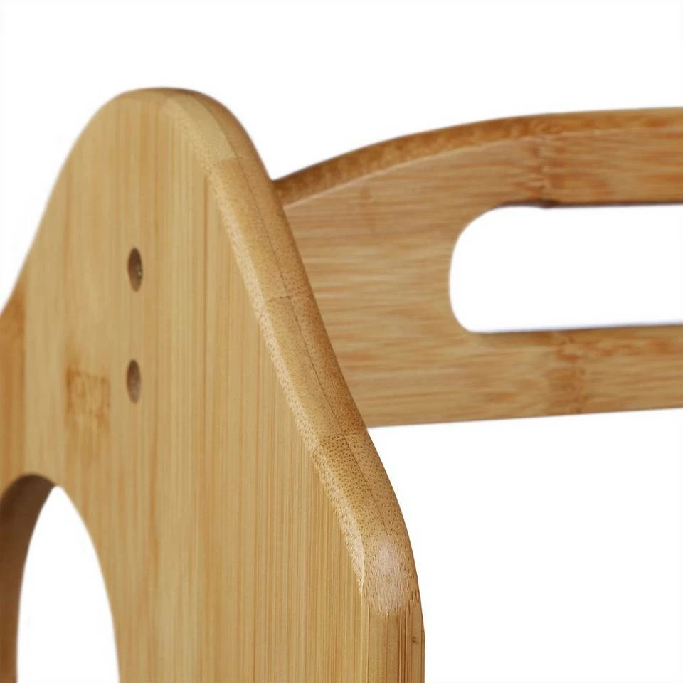 relaxdays Weinregal »Weinregal Bambus 6 Flaschen mit Griff« – Bild 4