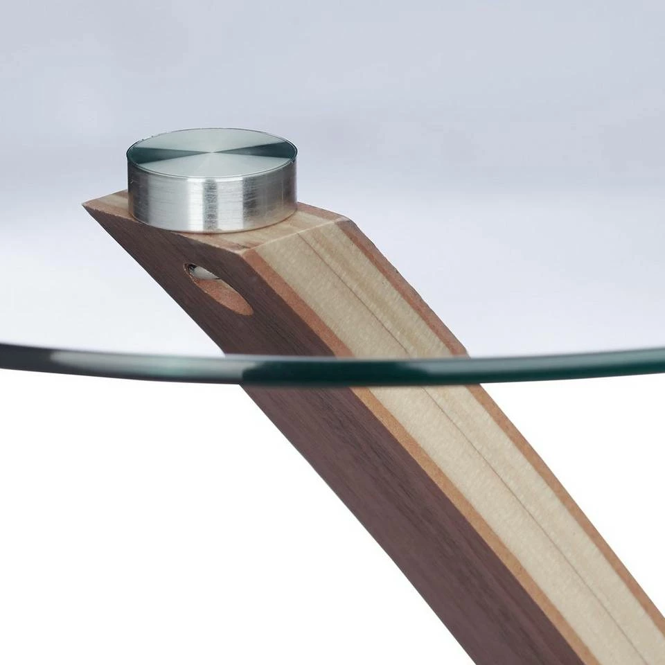 relaxdays Beistelltisch »Beistelltisch Glas oval im 2er Set« – Bild 6