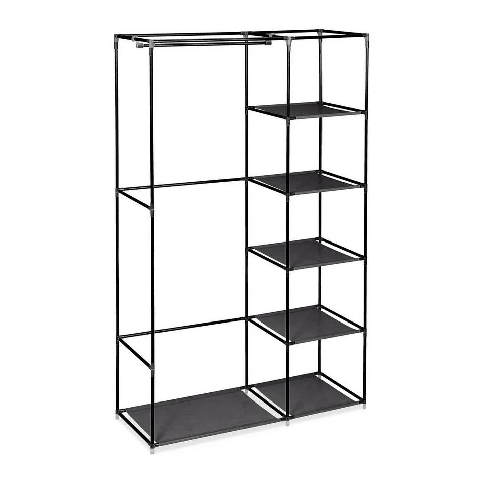 relaxdays Kleiderschrank »3 x Stoffschrank Kleiderstange grau« – Bild 7