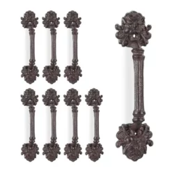 relaxdays Möbelgriff »8 x Möbelgriff Vintage braun«