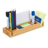 relaxdays Schreibtischaufsatz »Schreibtisch Organizer Bambus«