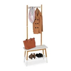 relaxdays Garderobenständer »Garderobenständer weiß«