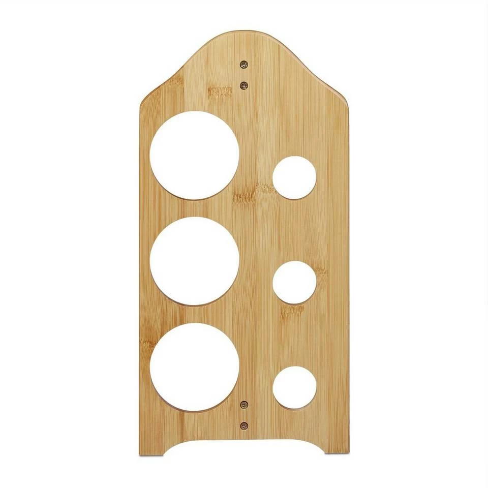 relaxdays Weinregal »Weinregal Bambus 6 Flaschen mit Griff« – Bild 7